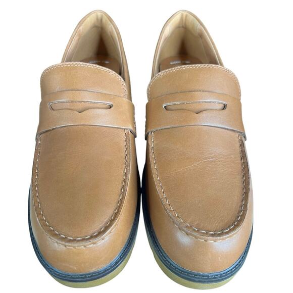 Sperry Women’s Wells Tan Leather Penny Loafer Size US 12 - Picture 7 of 10